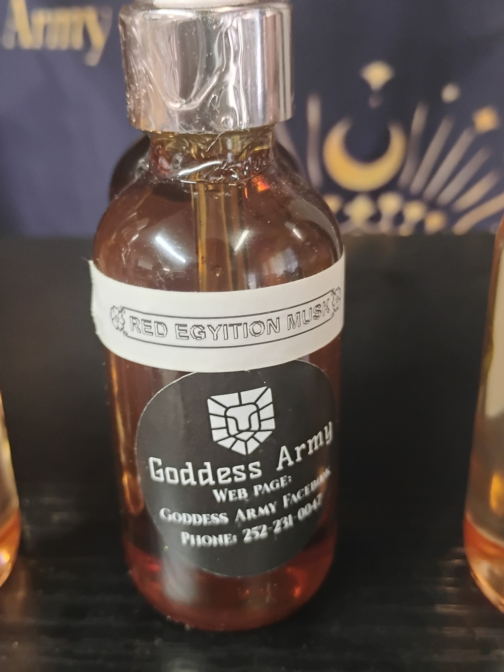 Goddess Red Egyptian Musk Body Oil - Hydrating Moisturizer